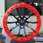 Corvette OEM-Style Gloss Black Red-Ring Beadlock Off-Road Forged Wheels – Chevrolet Corvette / Malibu Fitment (5-Lug)