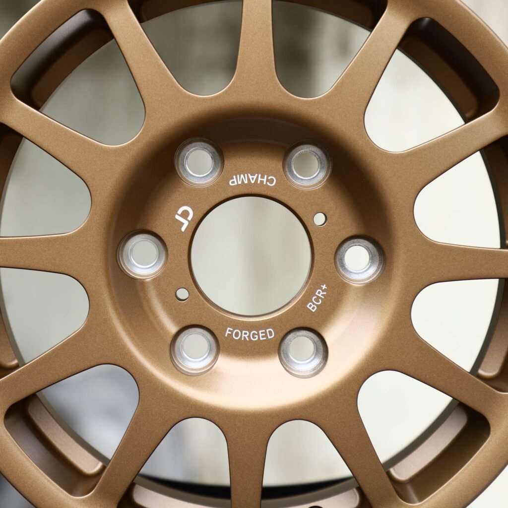 6x139.7 wheels – Bronze 12-Spoke, side view
