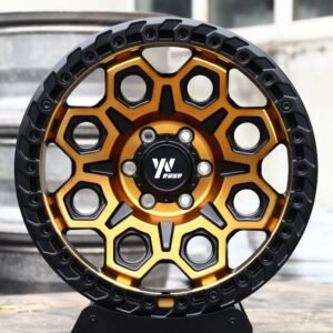 Chevrolet Silverado 1500 / F-150 Off-Road Forged Wheels – Bronze / Black Hex Beadlock (6-Lug)