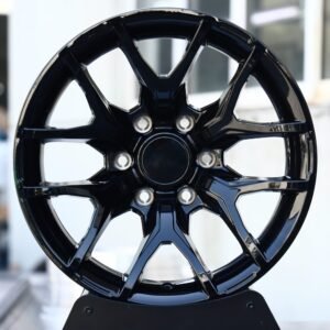 Chevrolet Silverado 1500 / F-150 Off-Road Forged Wheels – Gloss Black Machined Multi-Spoke (6-Lug)