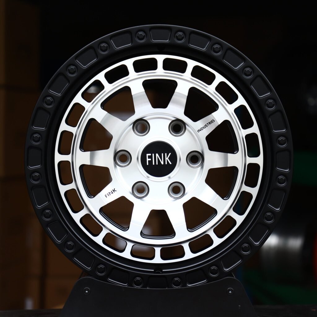Глянцевые чёрные кованые диски для Chevrolet Silverado 1500 и Ford F-150, с проточкой — ANK-77834