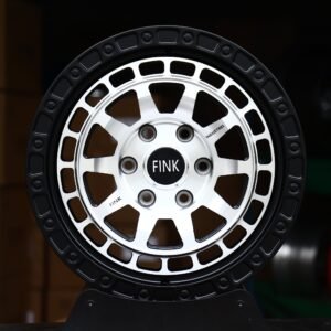 Chevrolet Silverado 1500 / F-150 Off-Road Forged Wheels – Black / White Slotted (6-Lug)