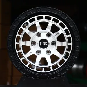 Chevrolet Silverado 1500 / F-150 Off-Road Forged Wheels – Black / White Slotted (6-Lug)