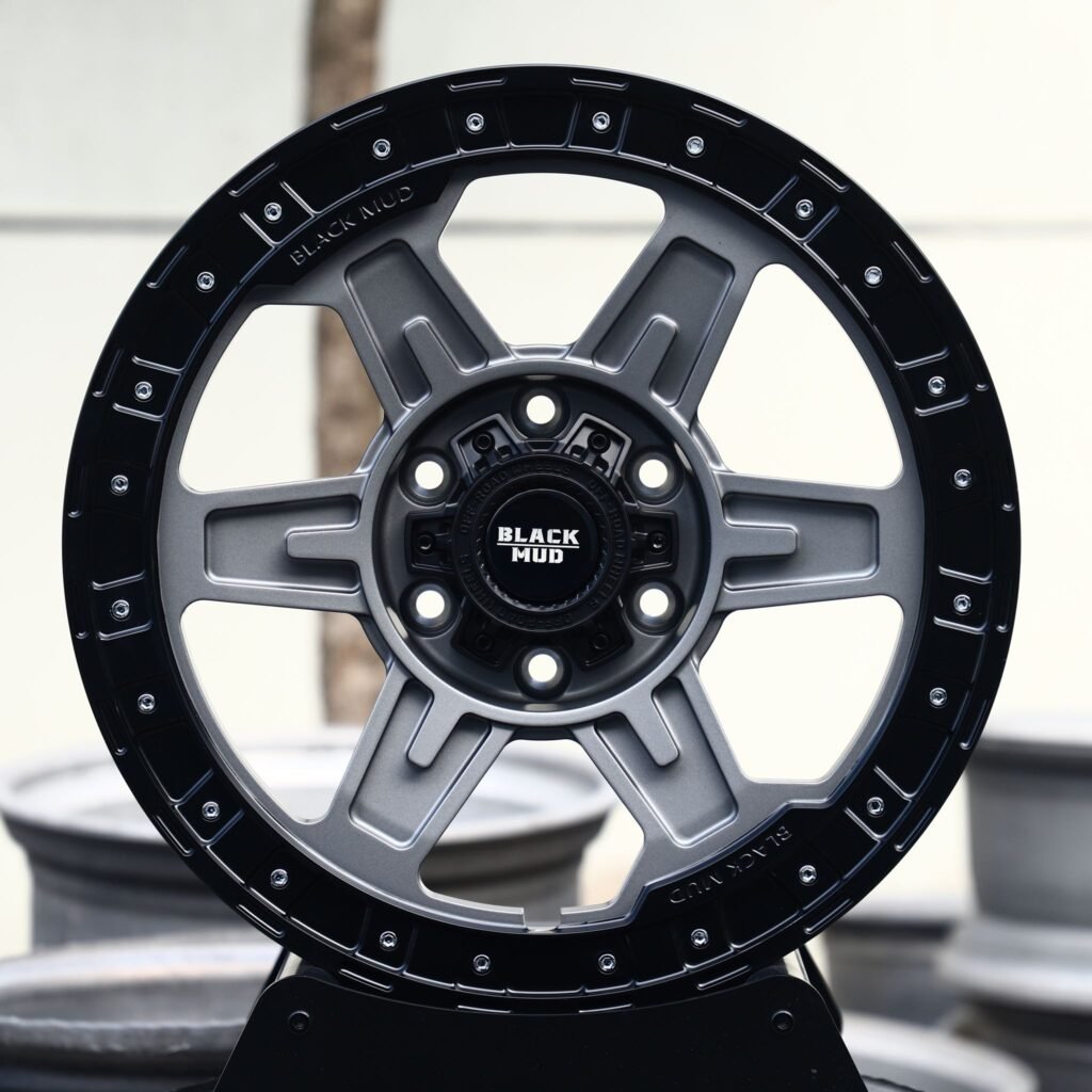 Графитовые кованые бедлок-диски для Chevrolet Silverado 1500 и Ford F-150, 6 спиц — ANK-77831
