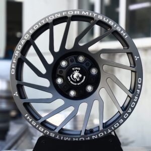 Chevrolet Silverado 1500 / F-150 Off-Road Forged Wheels – Matte Black Machined Directional (6-Lug)