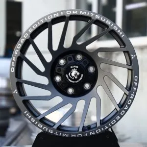 Chevrolet Silverado 1500 / F-150 Off-Road Forged Wheels – Matte Black Machined Directional (6-Lug)