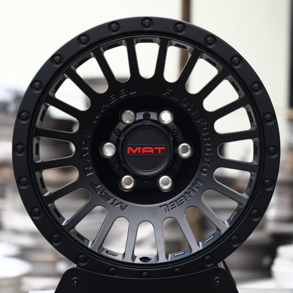Chevrolet Silverado 1500 wheels – Gloss Black 20-Window, front view