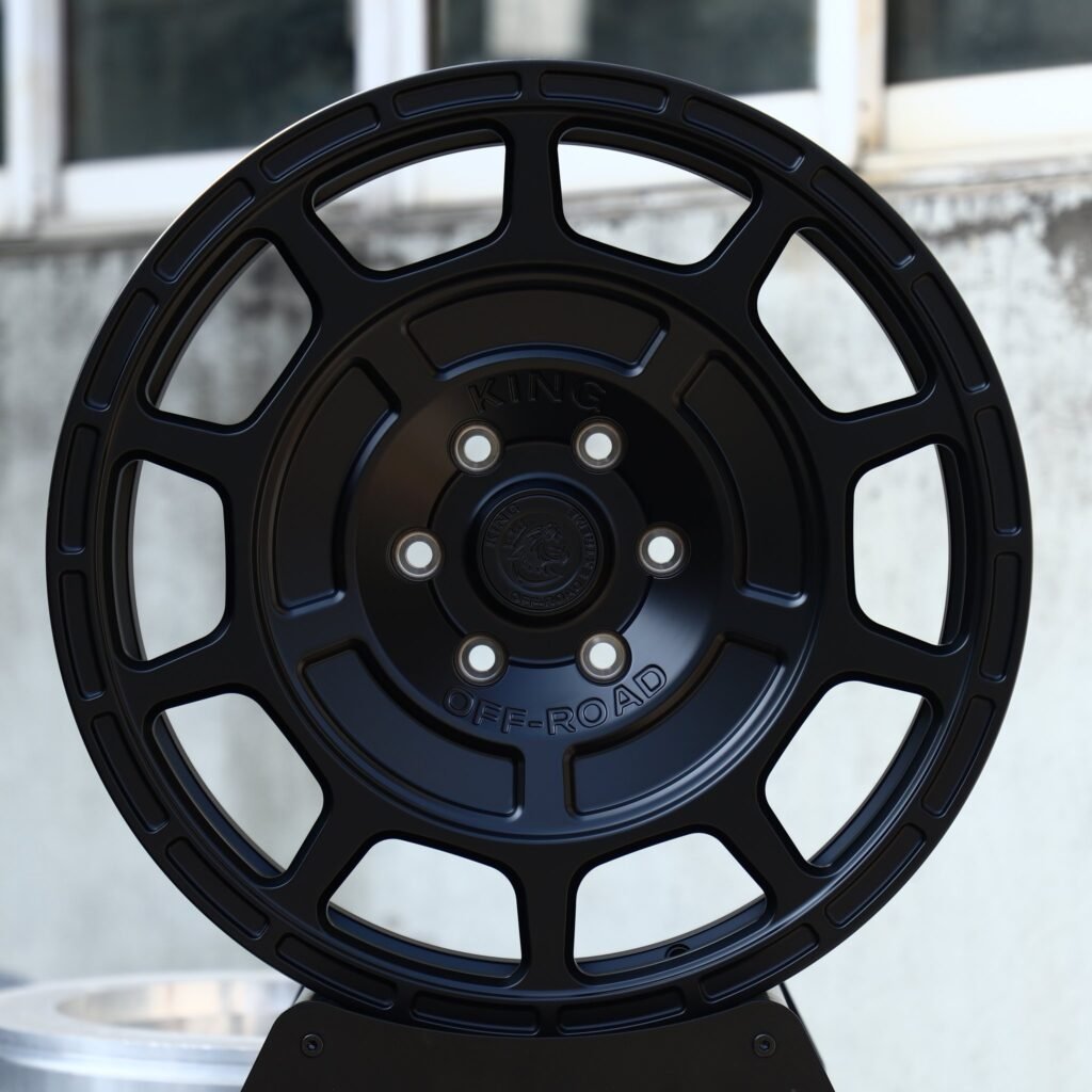 Матовые чёрные кованые диски для Chevrolet Silverado 1500 и Ford F-150 — ANK-77790
