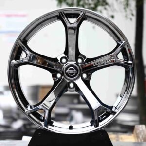 Chrome 5 Y-Spoke Forged Wheels – Nissan GT-R / Nissan 370Z Fitment (5-Lug)