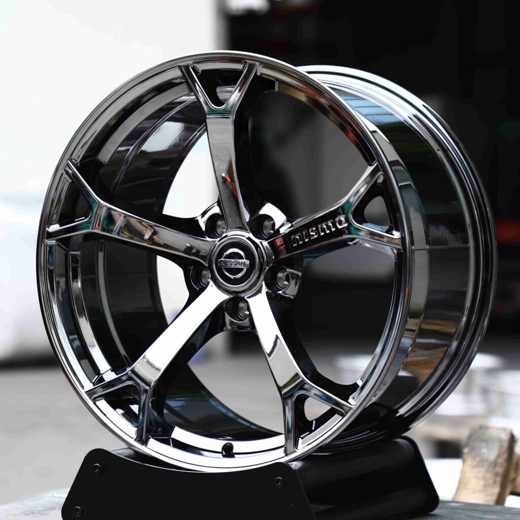 Chrome 5 Y-Spoke Forged Wheels - Nissan GT-R / Nissan 370Z Fitment (5-Lug) view 2