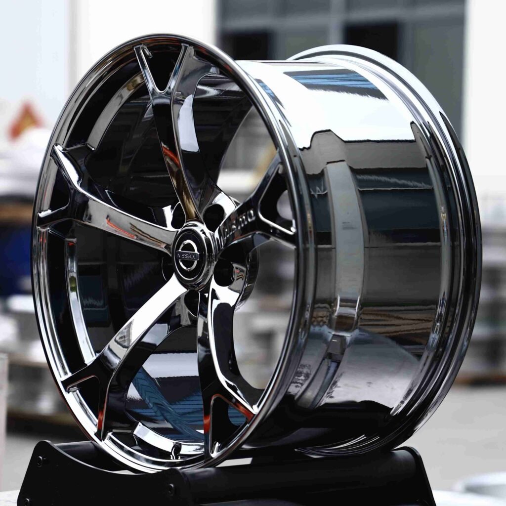 Chrome 5 Y-Spoke Forged Wheels - Nissan GT-R / Nissan 370Z Fitment (5-Lug) view 3