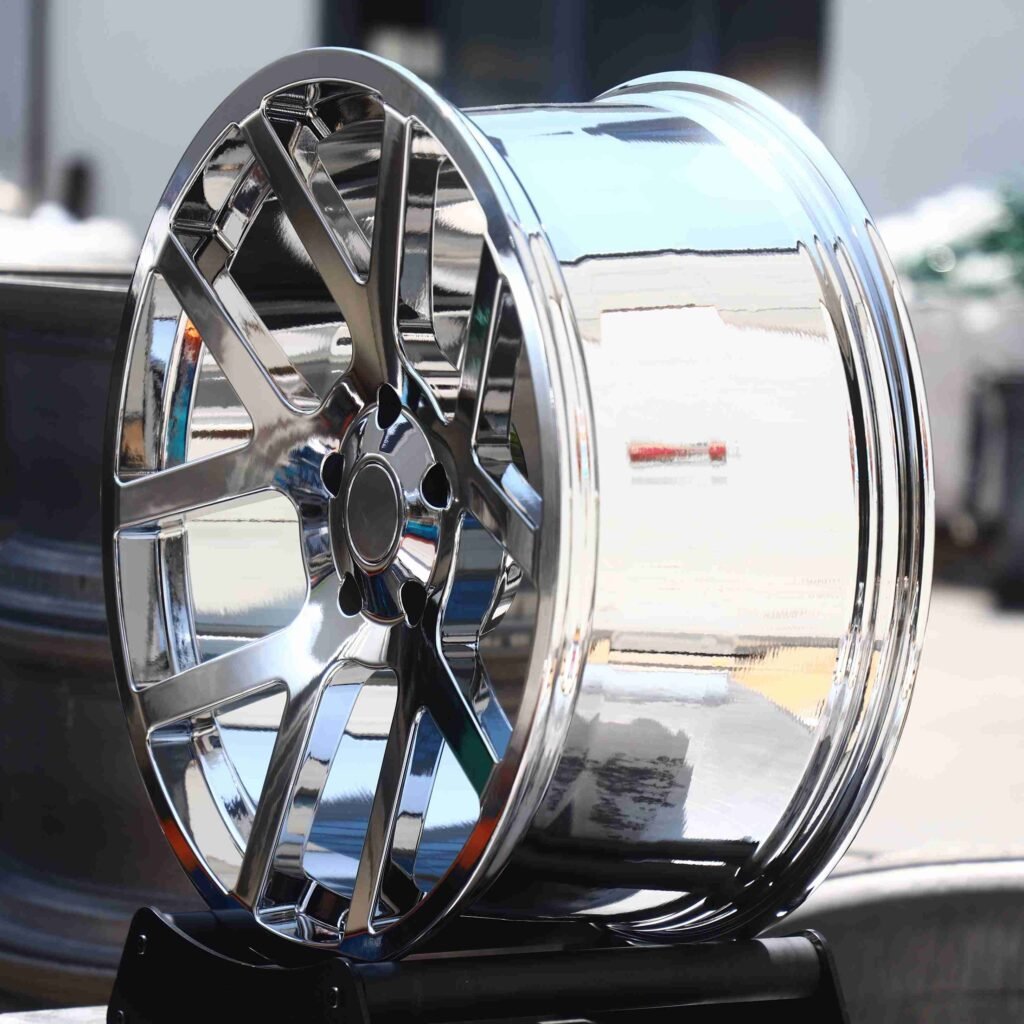 5x130 wheels – Chrome 5 Y-Spoke, side view
