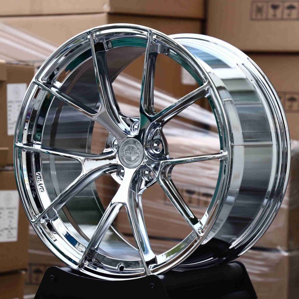 Chrome 5 Y-Spoke Forged Wheels - Volvo S60 / Volvo S90 Fitment (5-Lug) view 2