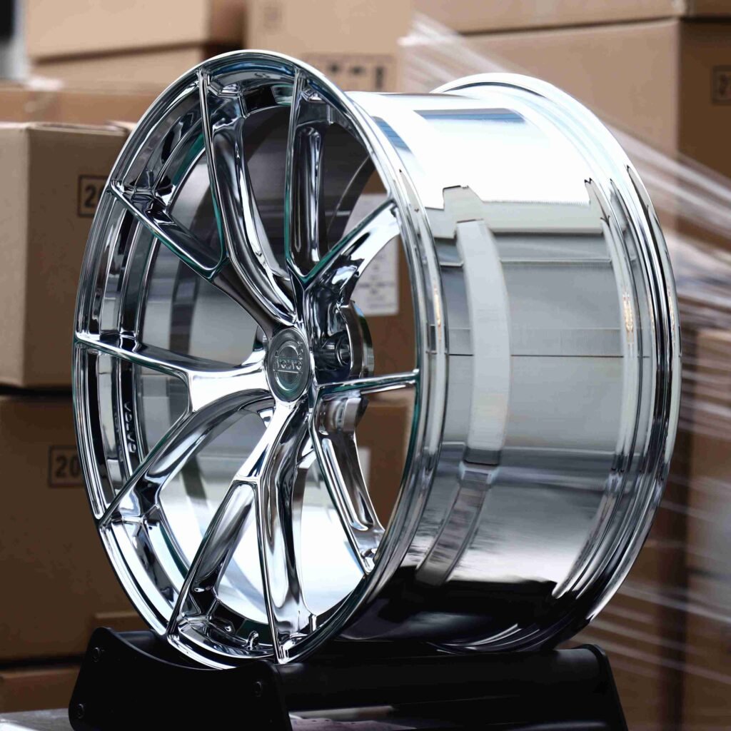 Chrome 5 Y-Spoke Forged Wheels - Volvo S60 / Volvo S90 Fitment (5-Lug) view 3