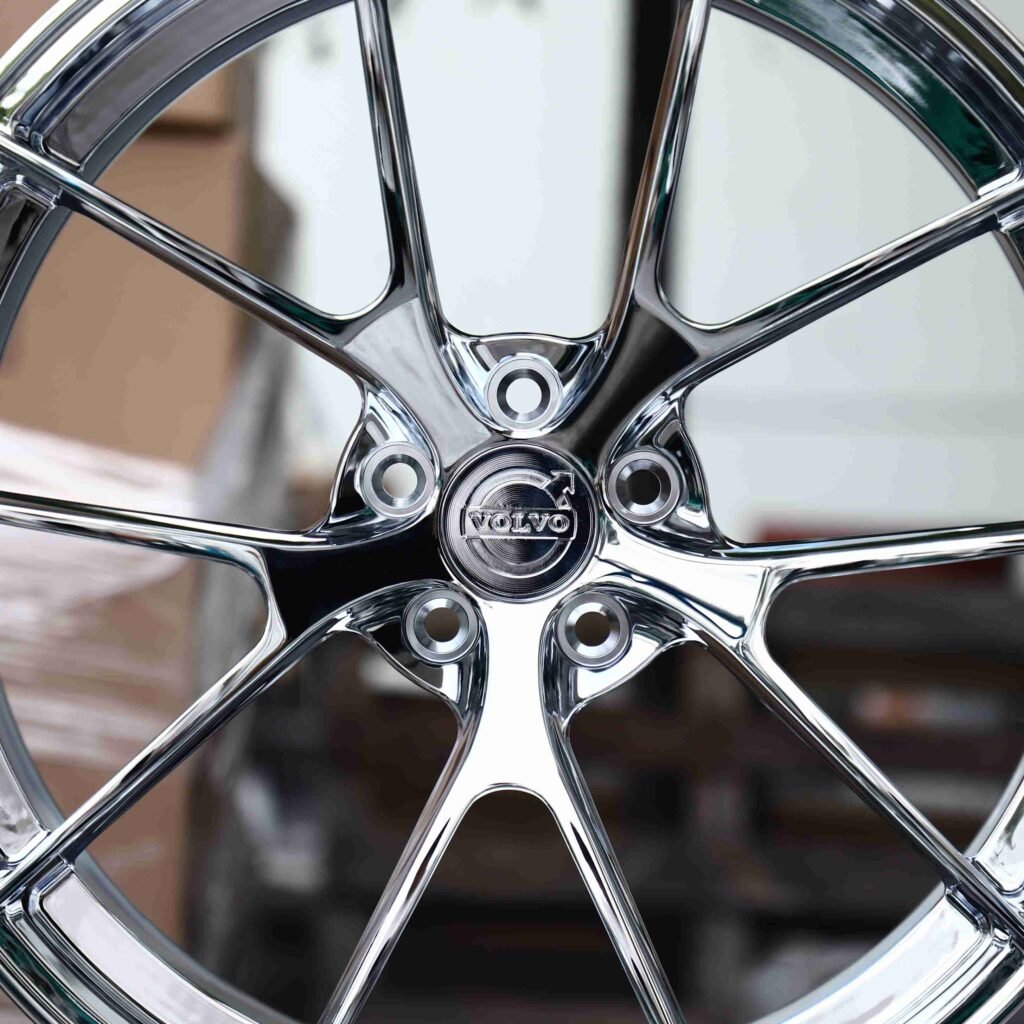 Chrome 5 Y-Spoke Forged Wheels - Volvo S60 / Volvo S90 Fitment (5-Lug) view 4