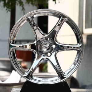 Chrome 6-Spoke Forged Wheels – Infiniti Q50 / Infiniti Q60 Fitment (5-Lug)