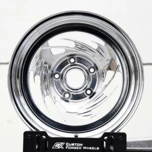 Ford Mustang / Chevrolet Corvette Forged Wheels – Mirror Polished Swirl Smoothie (5-Lug)