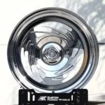 Ford Mustang / Chevrolet Corvette Forged Drag Racing Wheels – Chrome Aero Dish (5-Lug) – Design 2