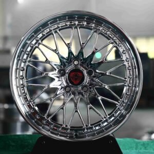 Dodge OEM-Style Chrome Deep Lip Riveted Forged Wheels – Dodge Challenger / Charger Fitment (5-Lug)