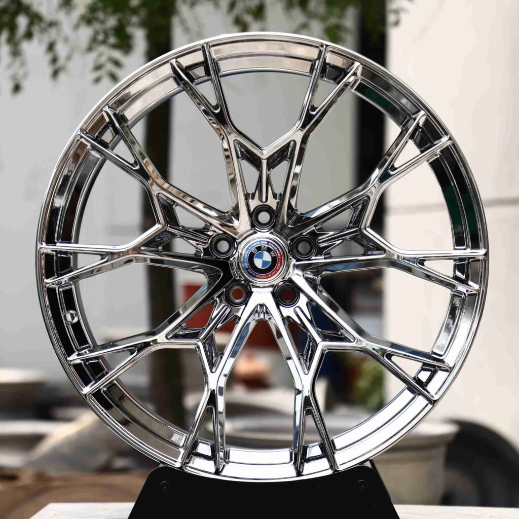 Ferrari 488 wheels – Chrome, front view