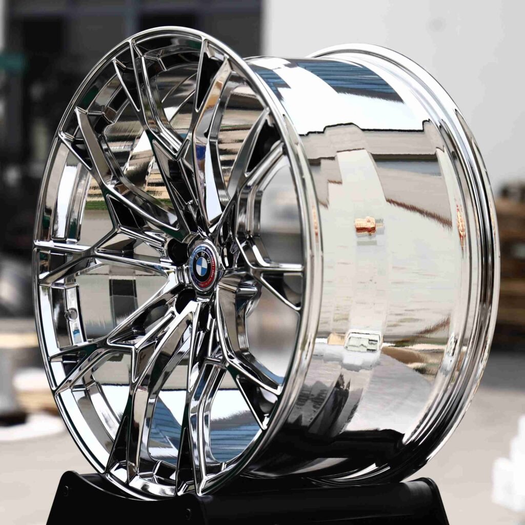 5x114.3 wheels – Chrome, side view