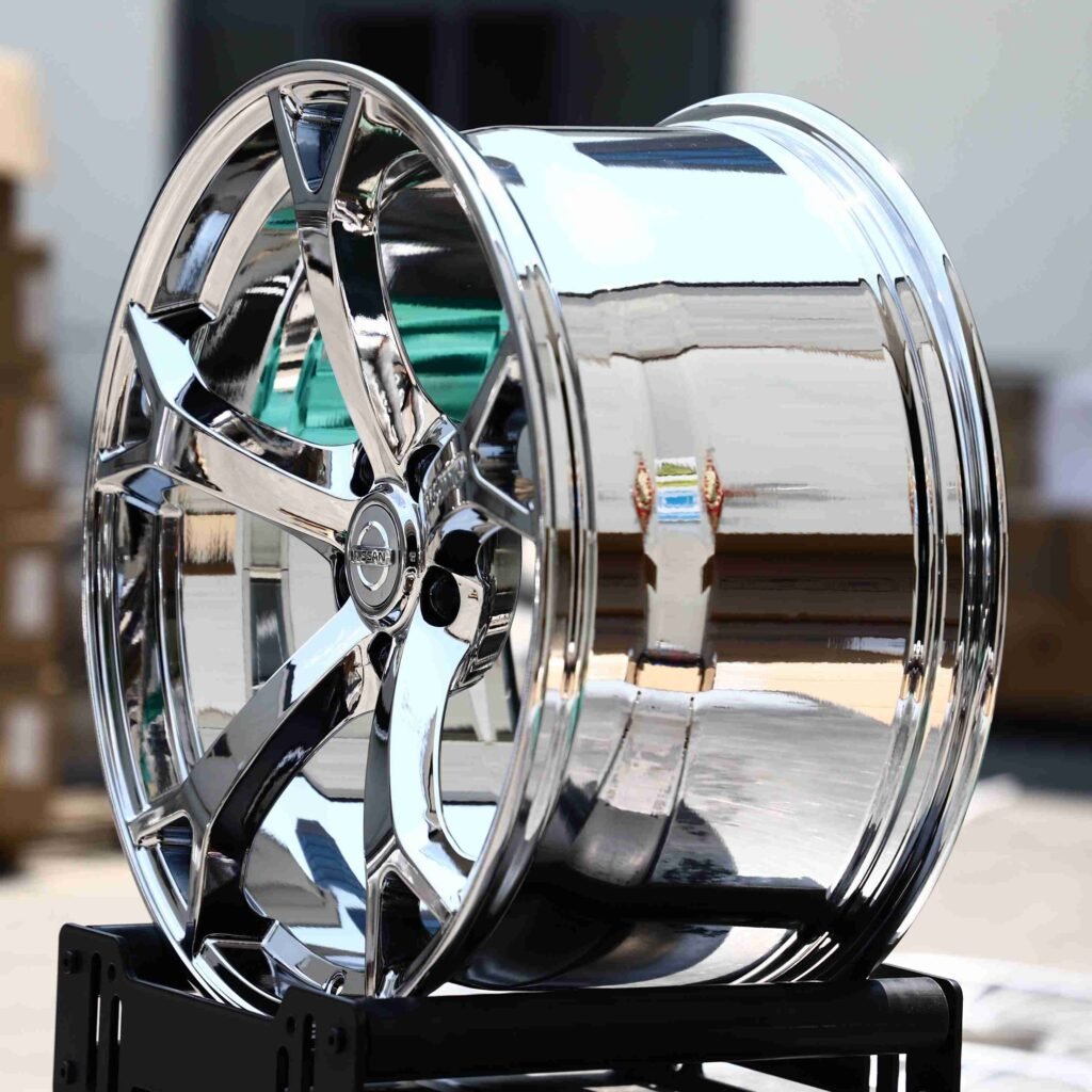 5x114.3 wheels – Chrome, side view