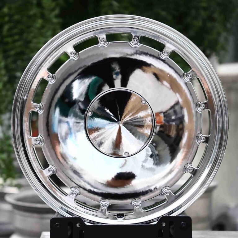 Porsche 911 wheels – Chrome, front view