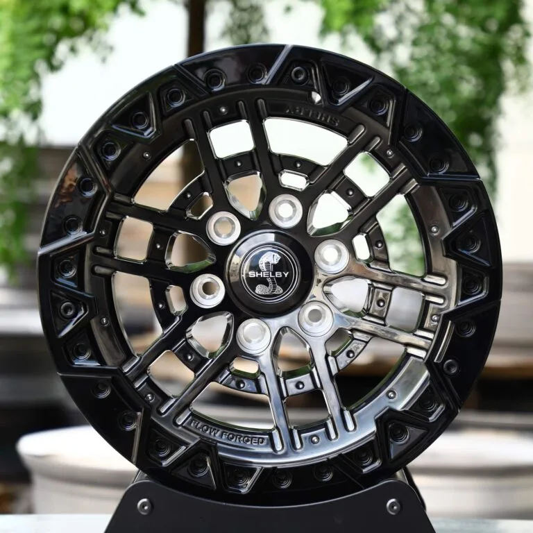 Toyota 4Runner wheels – Cobra Transparent Gray Double Ring Lip Beadlock, front view