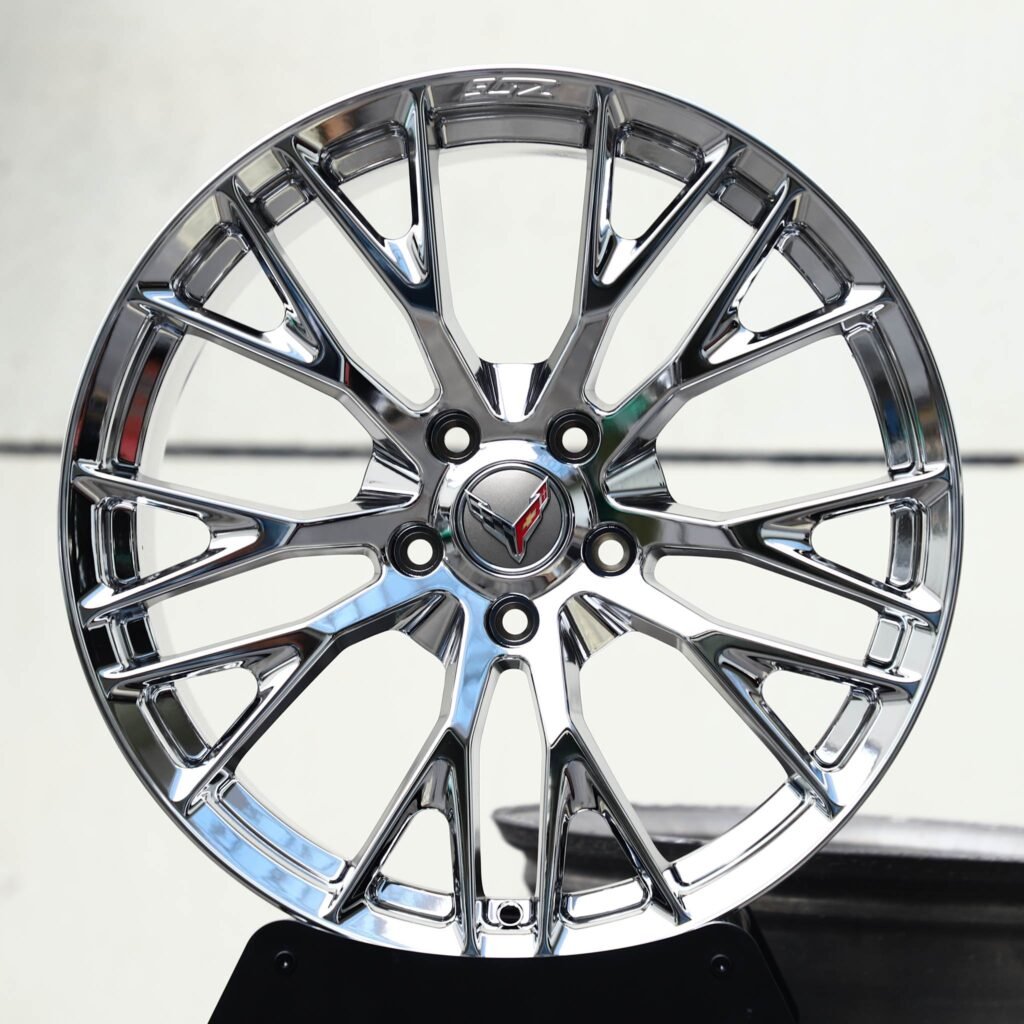 Полированные кованые диски для Chevrolet Corvette и Chevrolet Camaro, в стиле заводских дисков Corvette, 10 Y-образных спиц — ANK-74868