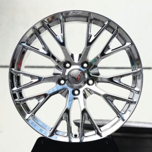 Corvette OEM-Style Chrome Mesh Forged Wheels – Chevrolet Corvette / Camaro Fitment (5-Lug)