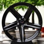 Corvette OEM-Style Gloss Black 5 Split-Spoke Forged Wheels – Chevrolet Corvette C7 / Corvette C6 Fitment (5-Lug)