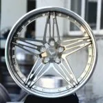 Corvette OEM-Style Mirror Polished 5 Y-Spoke Deep Lip 2-Piece Forged Wheels – Chevrolet Corvette C7 / Corvette C6 Fitment (5-Lug)
