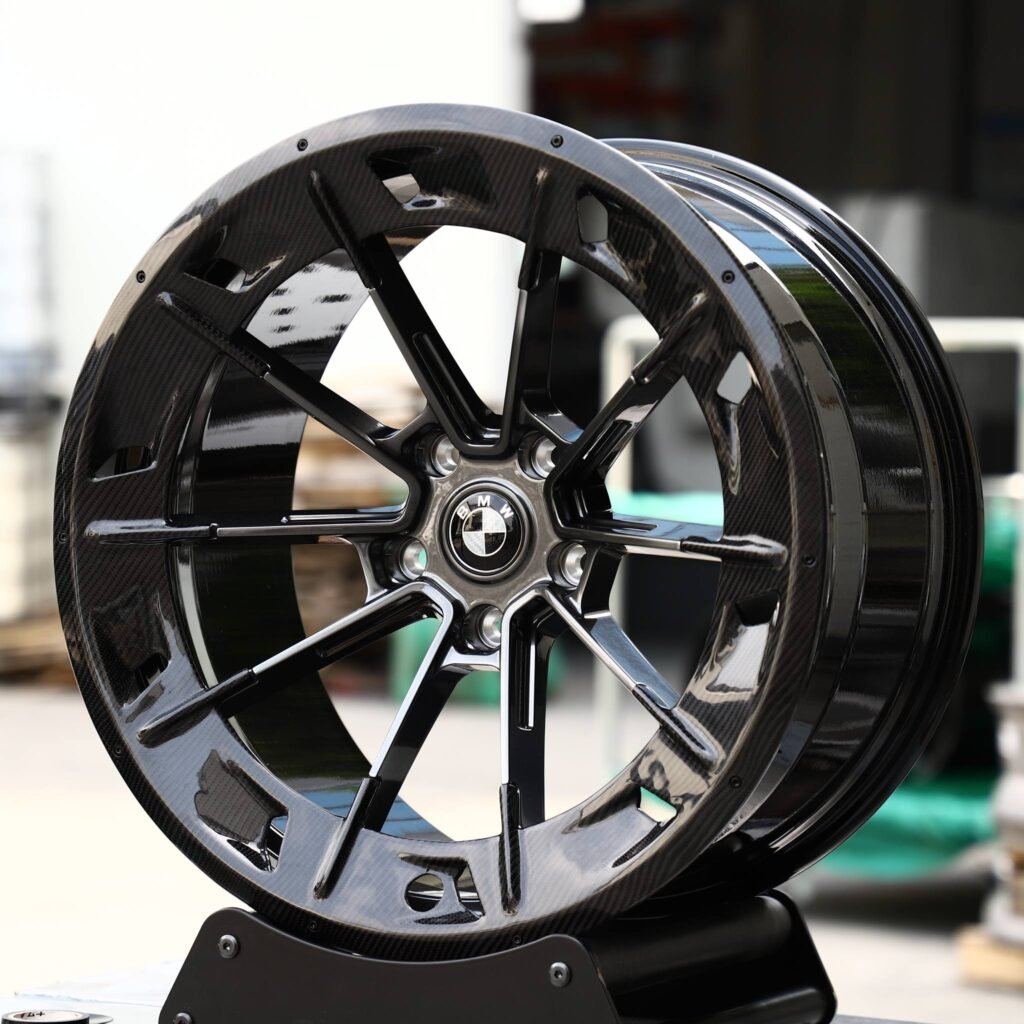 Custom Finish 10-Spoke Carbon Fibre Forged Wheels - BMW M3 / BMW M5 Fitment (5-Lug) view 2
