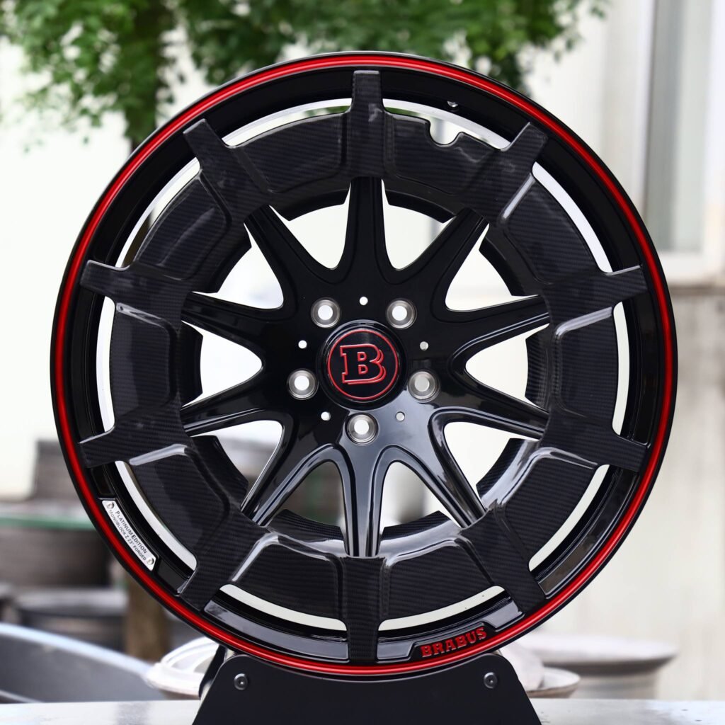 Mercedes-Benz G-Class wheels – Custom Finish 10-Spoke Carbon Fibre, front view