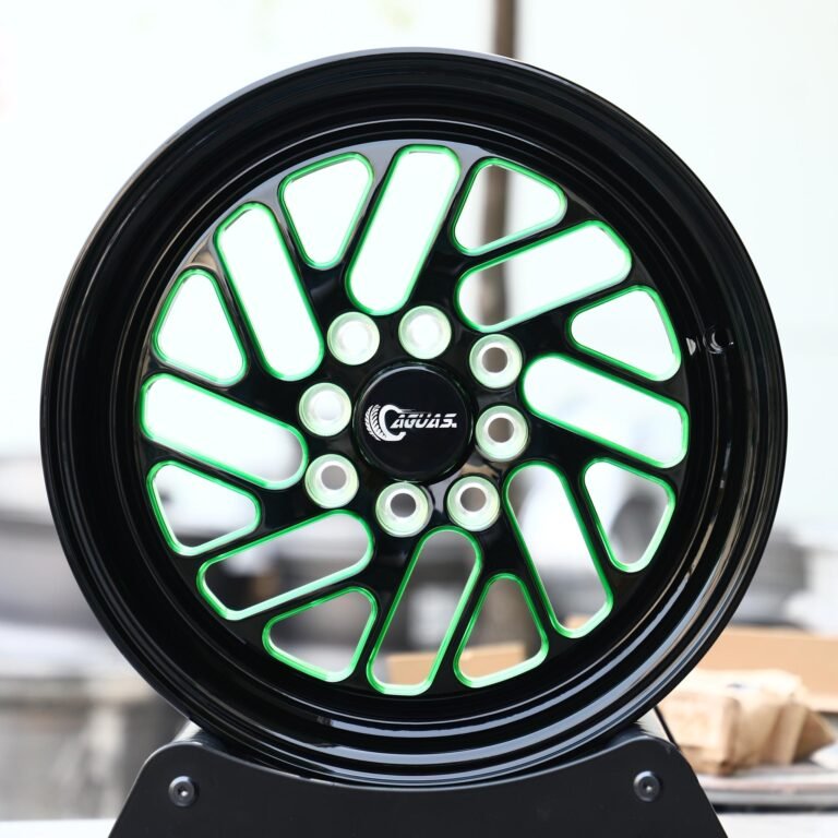Ram 2500 wheels – Custom Finish 10-Spoke Mesh Deep Lip Mirror Milled, front view