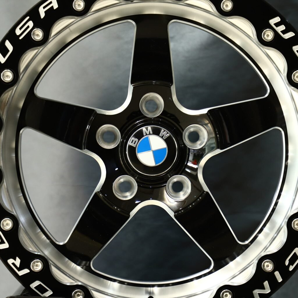 Toyota GR Supra wheels – Custom Finish 10-Spoke Mesh Mirror Milled, lip and barrel detail