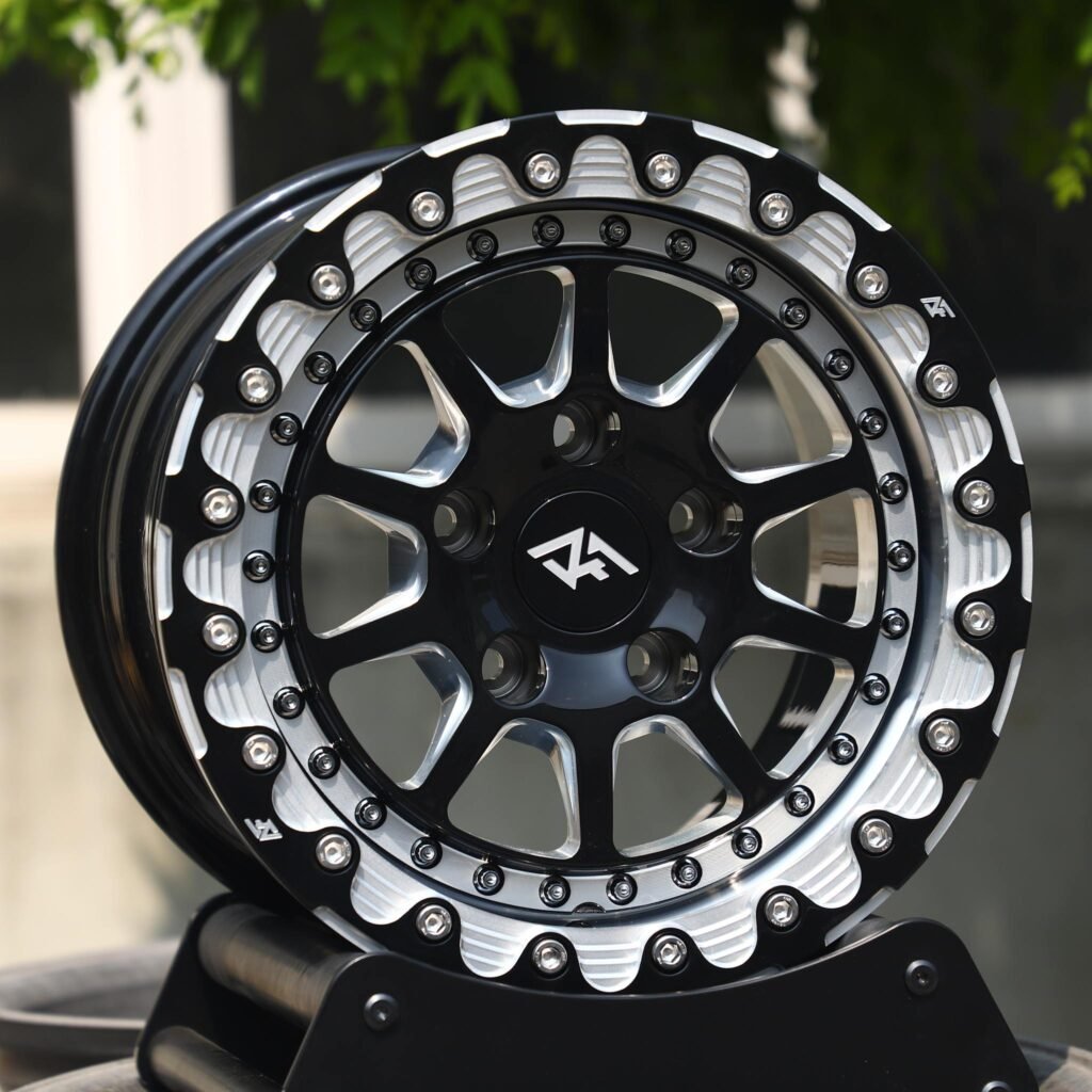 Chevrolet Corvette wheels – 10-Spoke Mesh Mirror Milled, angled view