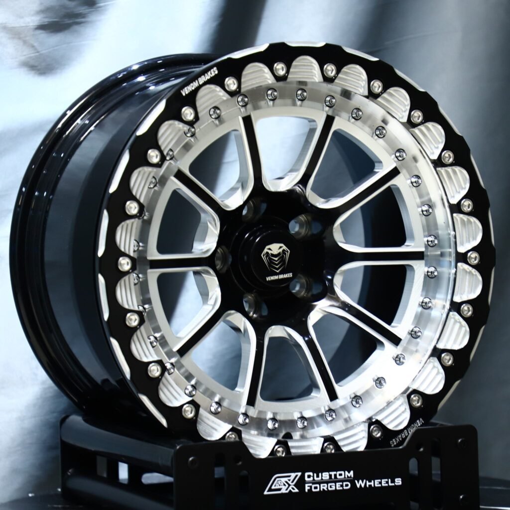 Chevrolet Corvette wheels – 10-Spoke Mesh Mirror Milled, angled view