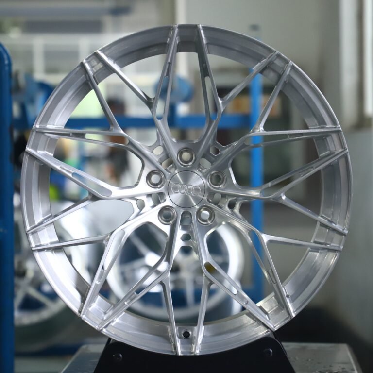 Кованые диски на Audi A4 (B9) — Кованый диск с боковой фрезеровкой — 10 Y-образных спиц, любой цвет по RAL