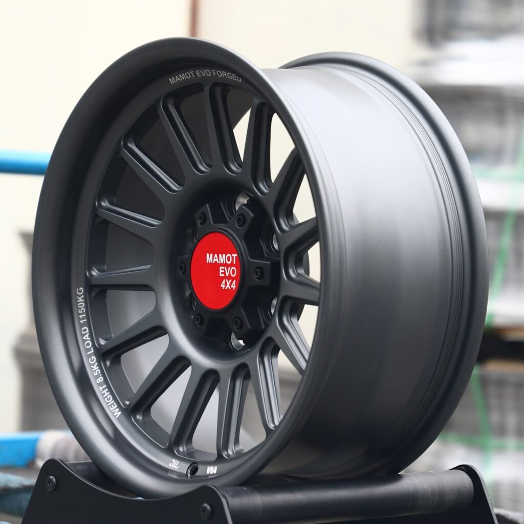 6x139.7 wheels – Custom Finish 15-Spoke Deep Lip, side view