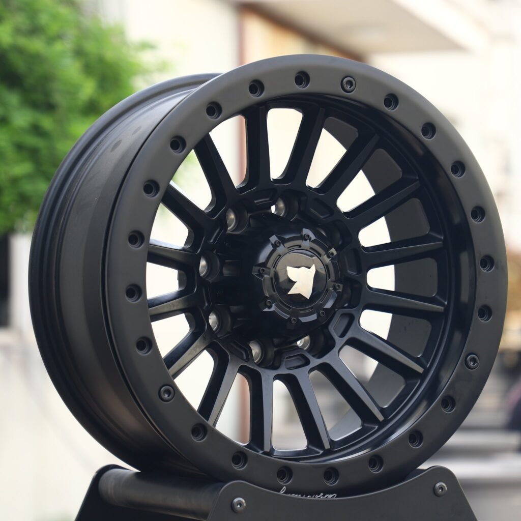 8x165.1 wheels – Custom Finish 16-Spoke, side view