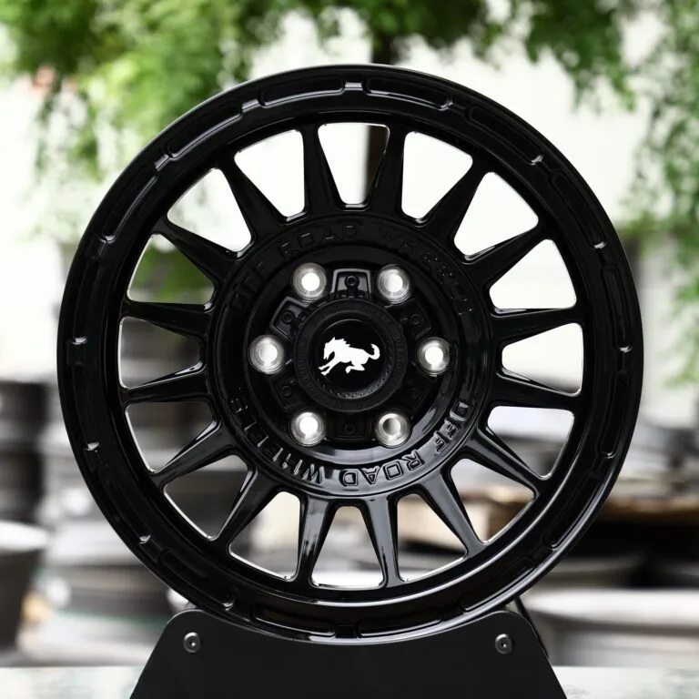 Toyota 4Runner wheels – Custom Finish 16-Spoke Deep Lip, front view