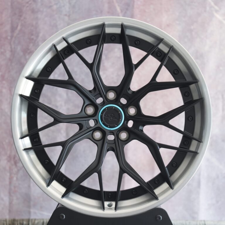 Audi A6 wheels – Custom Finish 2-Piece 10 Y-Spoke, front view