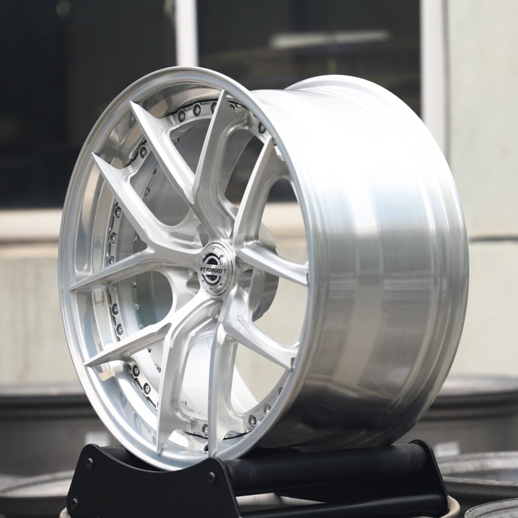5x112 wheels – Custom Finish 2-Piece 5 Y-Spoke, side view