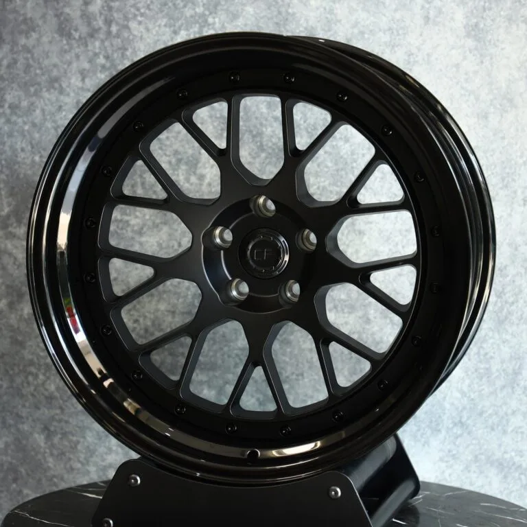 Audi A6 wheels – Custom Finish 2-Piece 9 Y-Spoke Deep Lip, front view