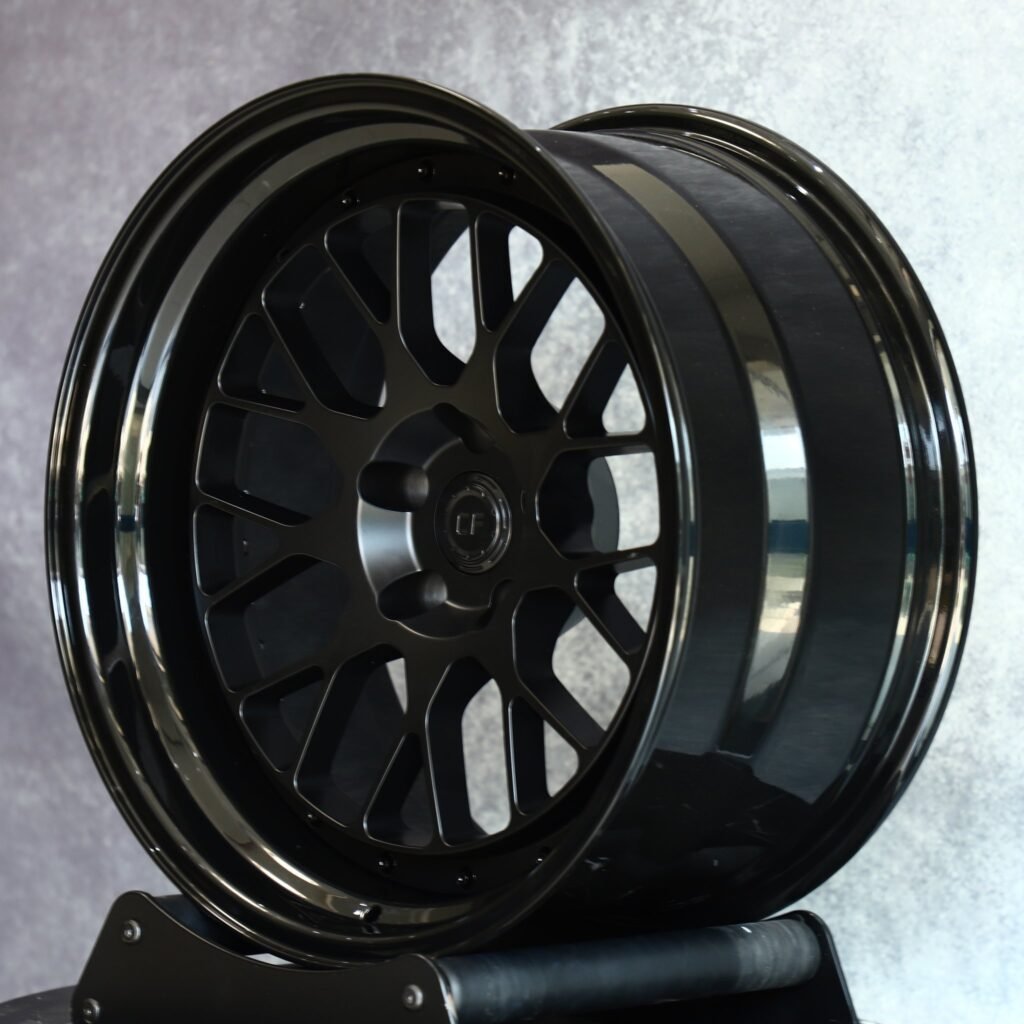5x112 wheels – Custom Finish 2-Piece 9 Y-Spoke Deep Lip, side view
