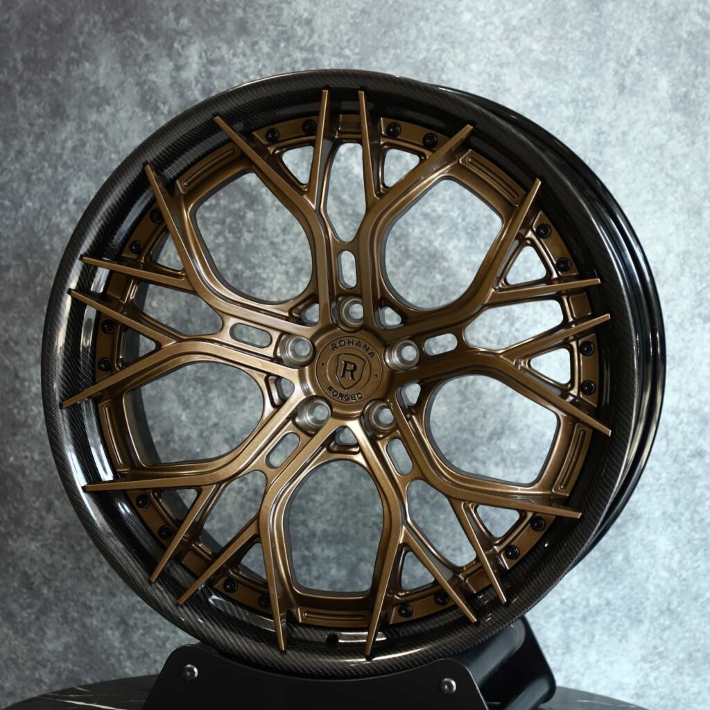 Custom Finish 2-Piece Carbon Fibre Forged Wheels – Audi A6 / BMW 5 Series Fitment (5-Lug)