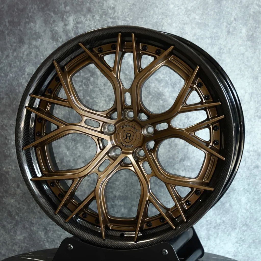 Custom Finish 2-Piece Carbon Fibre Forged Wheels – Audi A6 / BMW 5 Series Fitment (5-Lug)