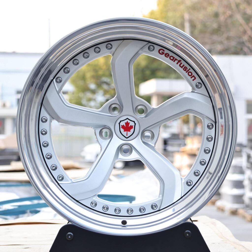 Custom Finish 2-Piece Deep Lip Directional Forged Wheels – Audi A6 / BMW 5 Series Fitment (5-Lug)
