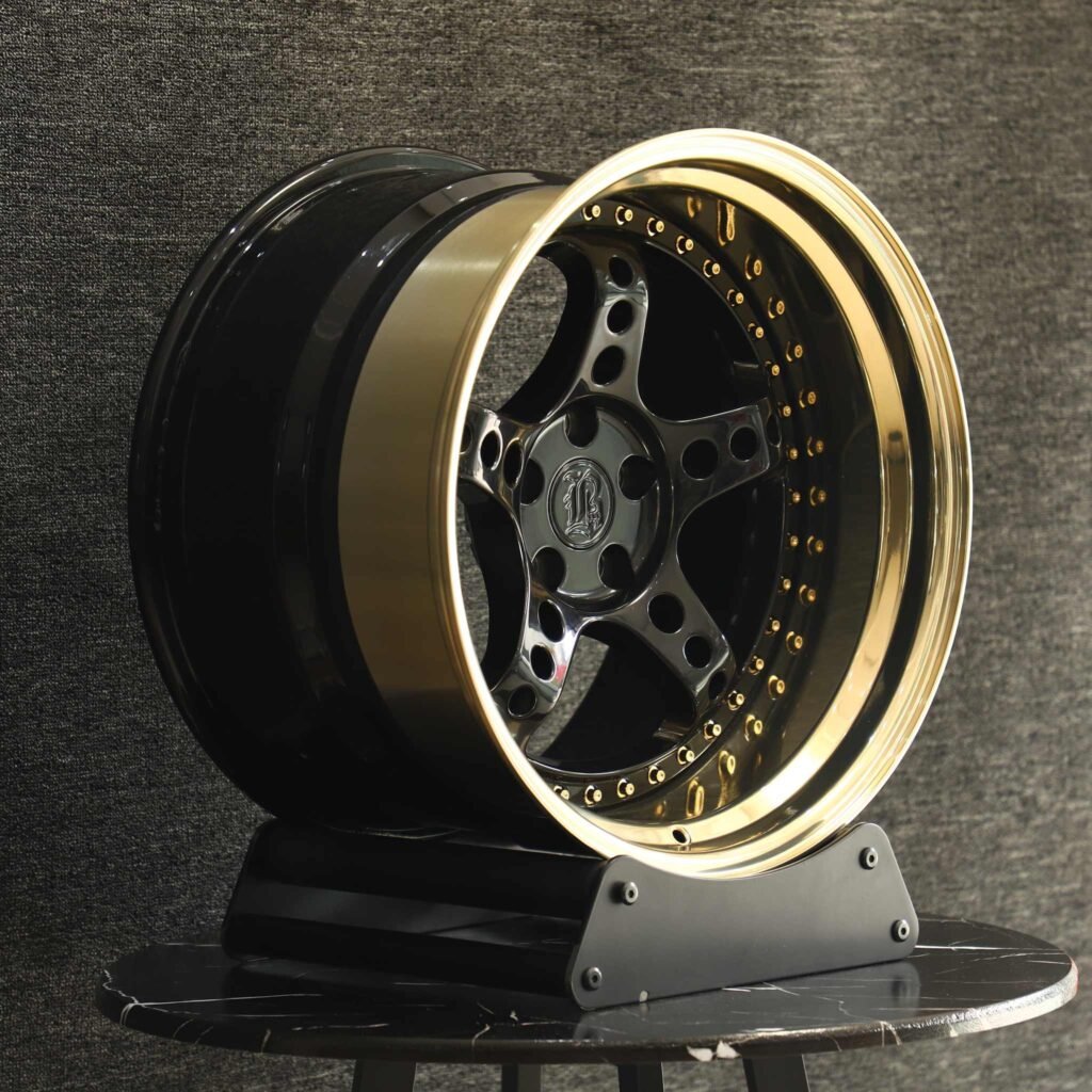 Custom Finish 2-Piece Deep Lip Forged Wheels - Audi A6 / BMW 5 Series Fitment (5-Lug) view 3